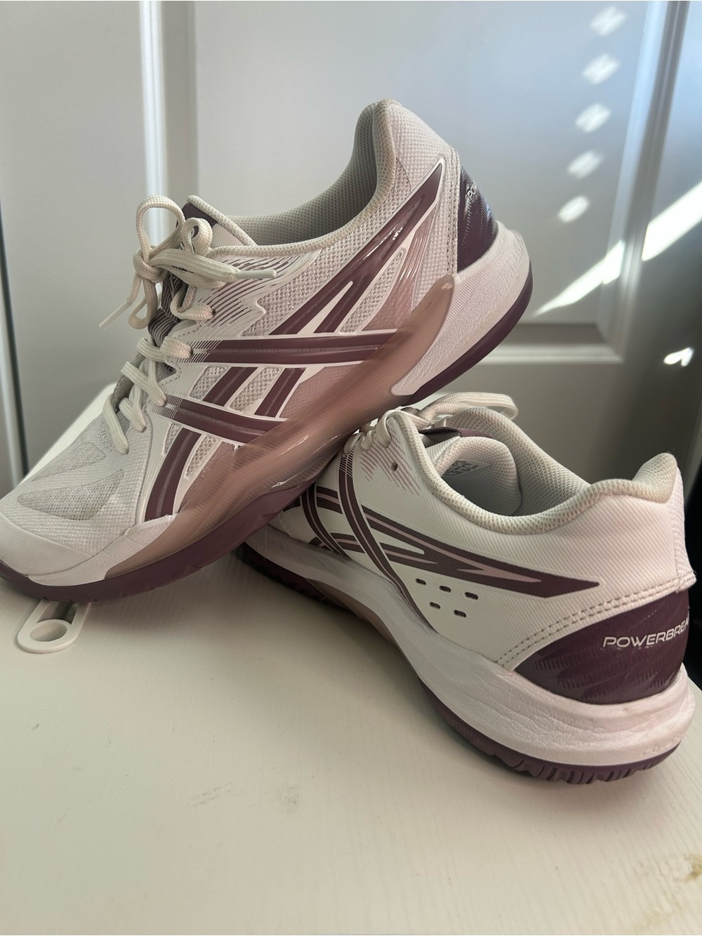 Asics PowerBreak FF Women's Shoes White / Dusty Mauve